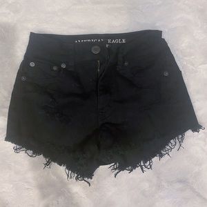 American eagle super stretch jean shorts